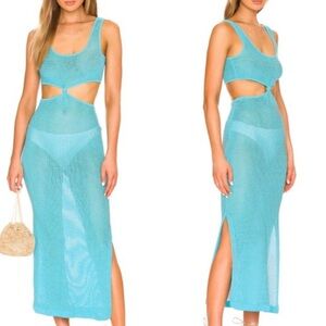 Solid & Stripes swim coverup dress